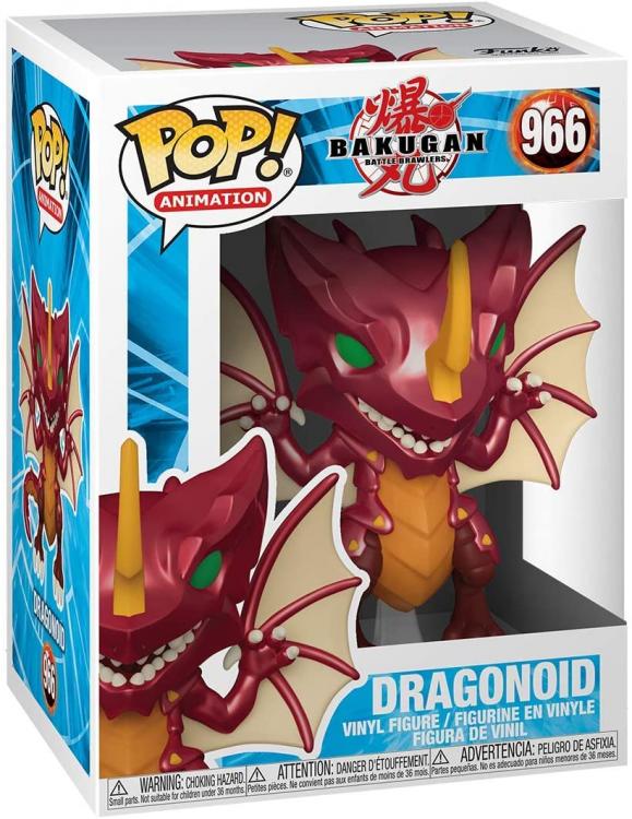 Funko Pop Animation Bakugan Battle Brawlers - Dragonoid (966) Drago Vinyl Figure