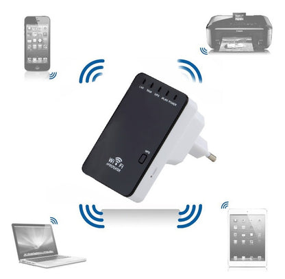 Ripetitore Segnale Wifi-N Hotspot Wireless-N Extender Amplificatore Estendi Wifi