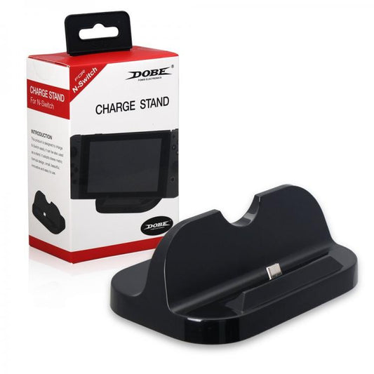Dobe Stand Caricatore Nintendo Switch Charging Stand Fast Ricarica Rapida Nero