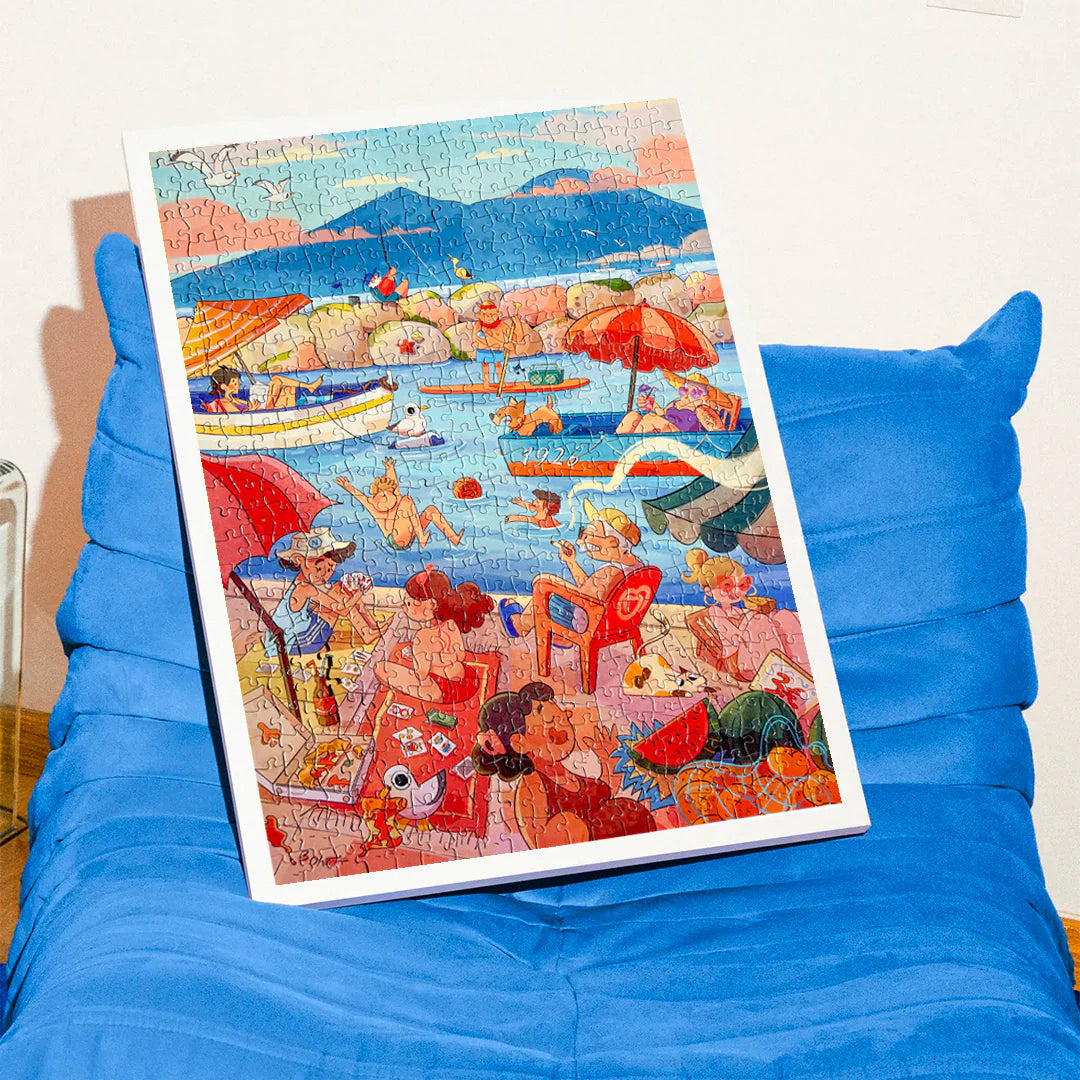 Stopuzzle - Puzzle 500pz World Tour Napoli (Mergellina) - 30x50 cm
