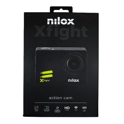 Nilox Action Cam XFight 1080P Fotocamera Subacquea FHD Nero