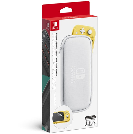Nintendo Switch Lite Kit Custodia Cover Bianca + Pellicola Protettiva Schermo