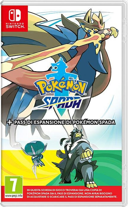 Pokemon Spada + Expansion Pass Nintendo Switch Gioco Italiano Videogioco Nuovo