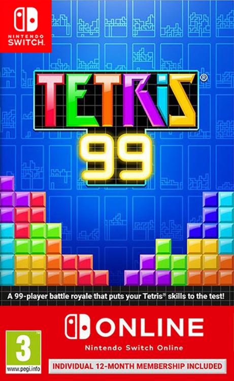 Tetris 99 + Nintendo Switch Online 12 Mesi Nintendo Italiano Videogioco Nuovo