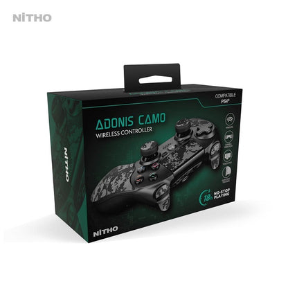 Nitho Controller Ps4 Ps3 Pc Windows Gamepad Pad Wireless Adonis Camouflage Usb