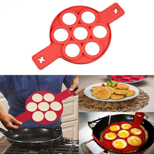 Stampo Per Pancake In Silicone Antiaderente Flippin Fantastic Omelette Crepes