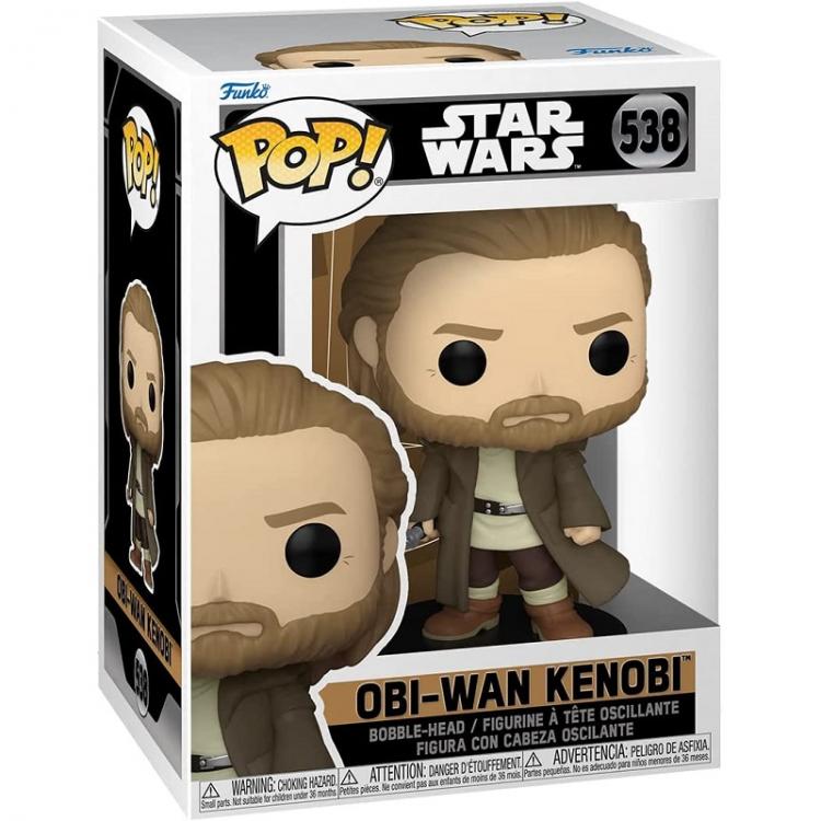 Funko Pop Star Wars - Obi-Wan Kenobi 538 Bobble-Head Vinyl Figure Da Collezione