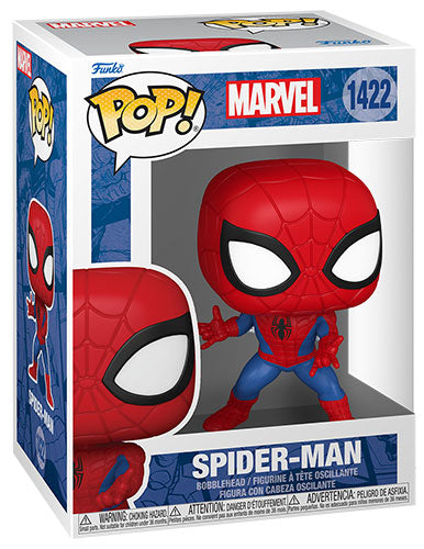Funko Pop ! Marvel New Classic Spider Man - (1422) Spider Man Vinyl Figure 9Cm