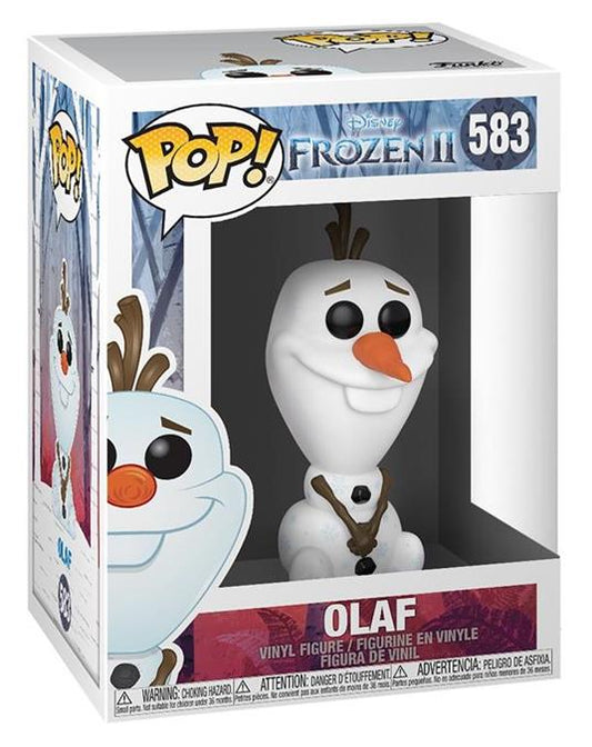 Funko Pop ! Disney Frozen 2 - Olaf (583) Vinyl Figure Pupazzo Di Neve Cartone