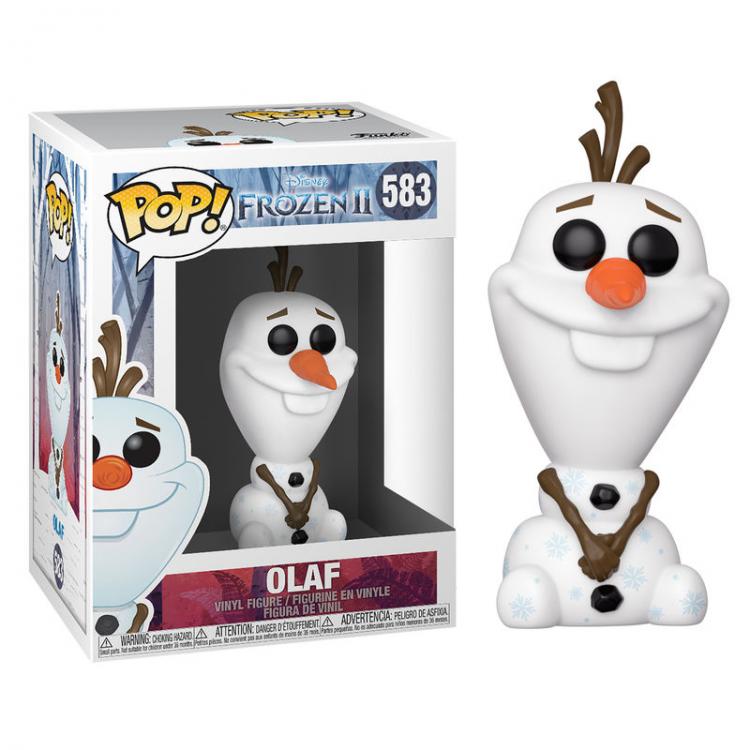 Funko Pop ! Disney Frozen 2 - Olaf (583) Vinyl Figure Pupazzo Di Neve Cartone
