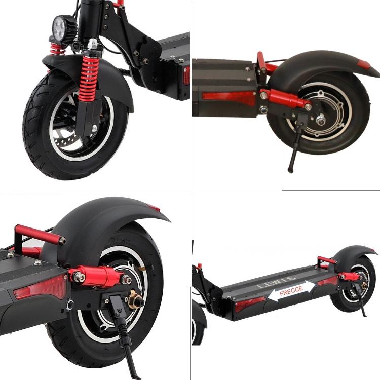 Majestic Lewis Monopattino Scooter Elettrico 500W Ruote 10" Con Chiave E Frecce
