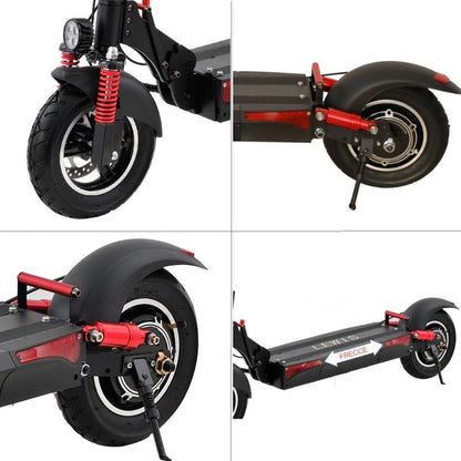 Majestic Lewis Monopattino Scooter Elettrico 500W Ruote 10" Con Chiave E Frecce