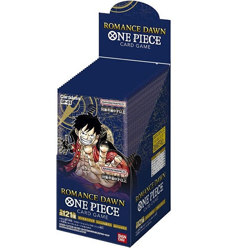 BANDAI - ONE PIECE CARD ROMANCE DAWN OP-01 JAP BOX 24 BUSTINE CARTE DA GIOCO