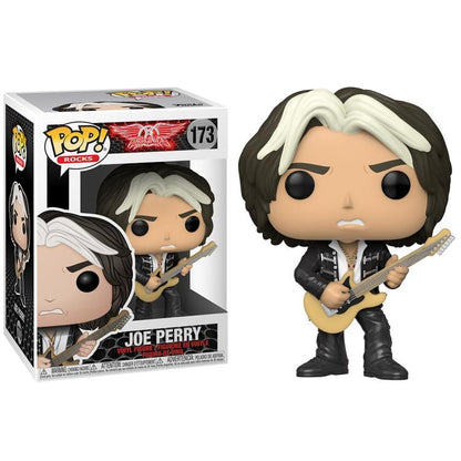 Funko Pop ! Rocks Aerosmith - (173) Joe Perry Figure Vinyl Rock Band 9Cm Guitar