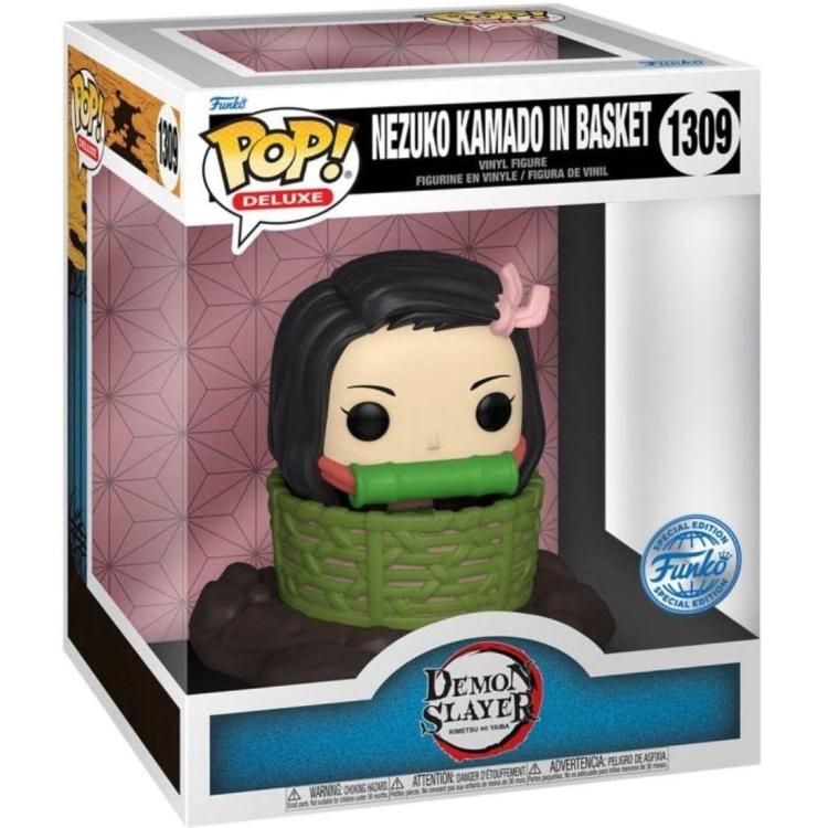 Funko Pop ! Deluxe Demon Slayer - (1309) Nezuko Kamado In Basket Special Edition
