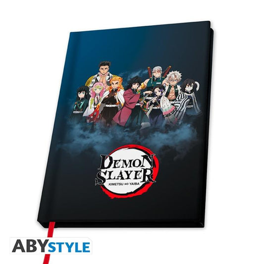 DEMON SLAYER Taccuino A5 ABYstyle COLLEZIONE NOTEBOOK UFFICIALE 21.7cm x 15.5cm