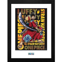 ABYSTYLE - ONE PIECE (LUFFY IN WANO ARTWORK) POSTER INCORNICIATO STAMPA CORNICE