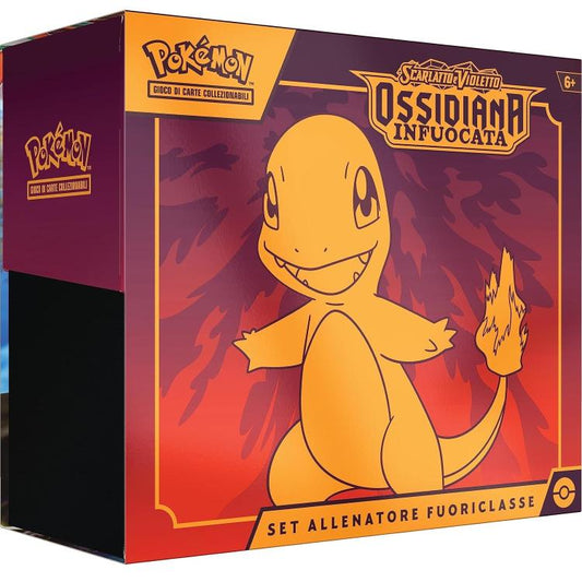 Pokemon Ossidiana Infuocata Set Allenatore Fuoriclasse Carte Collezionabili Ita