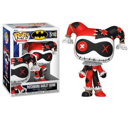 Funko Pop ! Dc Comics Heroes - (510) Patchwork Harley Quinn Vinyl Figure 9Cm