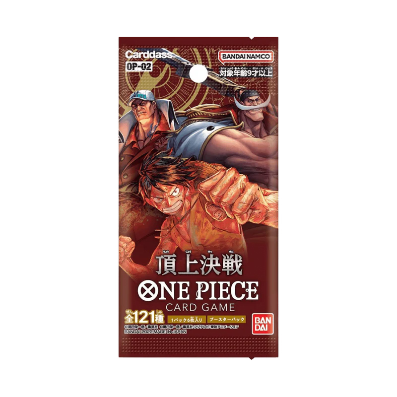 Bandai One Piece OP-02 Paramount War - Booster Box Nuovo 24 Bustine TCG