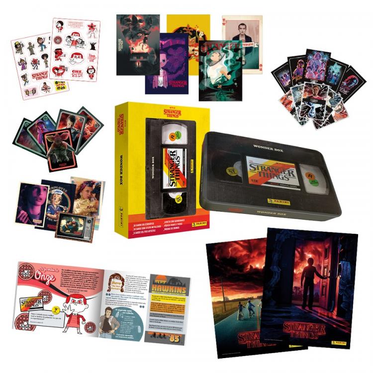 Stranger Things Panini Wonder Box Da Collezione Card + Poster + Stickers Limited