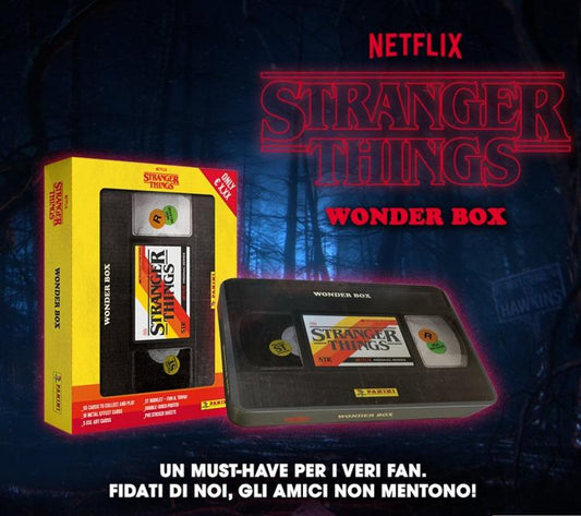Stranger Things Panini Wonder Box Da Collezione Card + Poster + Stickers Limited