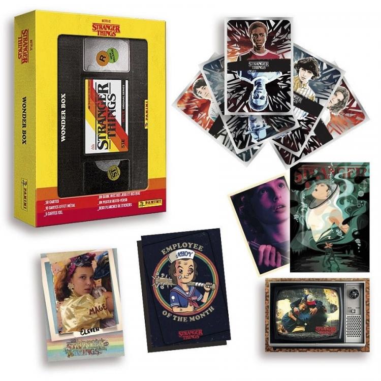 Stranger Things Panini Wonder Box Da Collezione Card + Poster + Stickers Limited