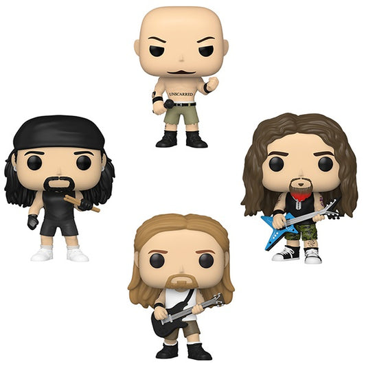 Funko Pop! Rocks Pantera - Philip Anselmo Vinnie Paul Dimebag Darrell Rex Brown