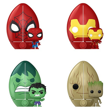 Funko Pop ! Eggs 1Pz Figure Mini Marvel Personaggi Misti Uovo Di Pasqua (Random)