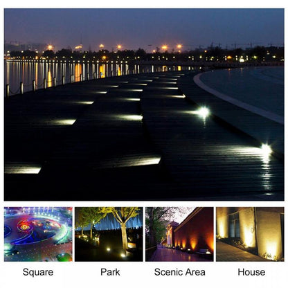 4 FARO LAMPADA LED SOLARE DA ESTERNO GIARDINO FARETTO 4 LED PICCHETTO SEGNAPASSI