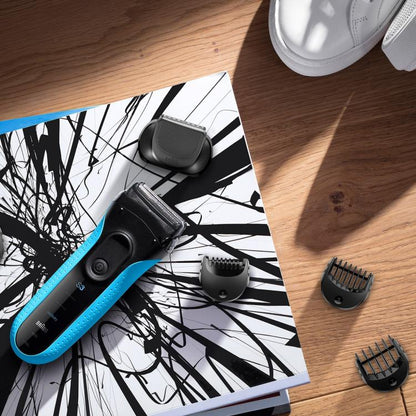 BRAUN RASOIO BARBA ELETTRICO SERIE3 SHAVE&STYLE 3010BT RICARICABILE IMPERMEABILE