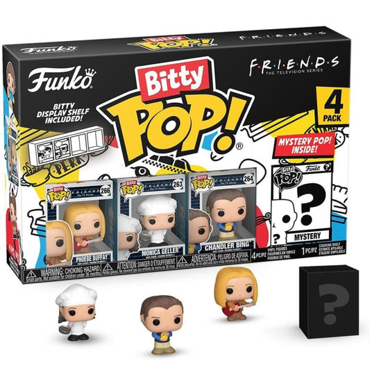 Funko Bitty Pop! Friends: 4Pack Phoebe Buffay/Monica Geller/Chandler + Mystery