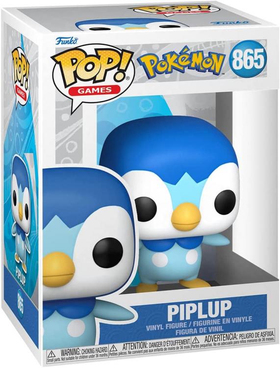 Funko Pop ! Games Pokemon - Piplup (865) Empoleon Vinyl Figure Da Collezione