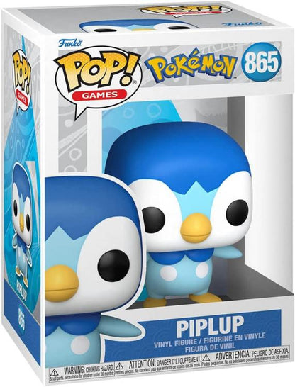 Funko Pop ! Games Pokemon - Piplup (865) Empoleon Vinyl Figure Da Collezione