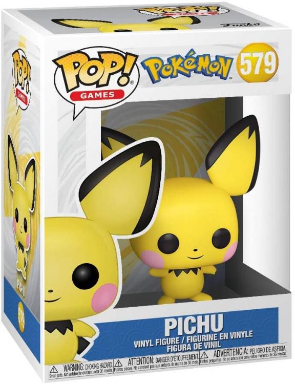 Funko Pop ! Games Pokemon - Pichu (579) Pika Pikachu Vinyl Figure 9Cm Limited
