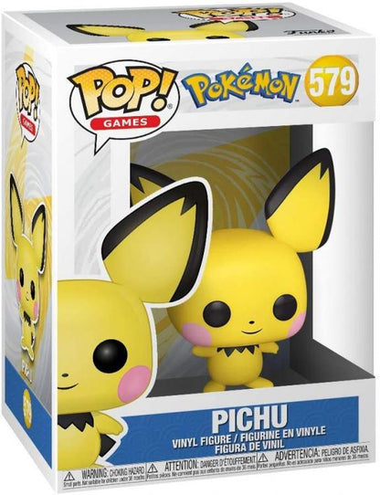 Funko Pop ! Games Pokemon - Pichu (579) Pika Pikachu Vinyl Figure 9Cm Limited