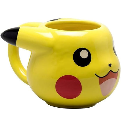 ABYSTYLE TAZZA 3D POKEMON: "PIKACHU" IN CERAMICA CAFFÈ TÈ BICCHIERE MANICO 500ML