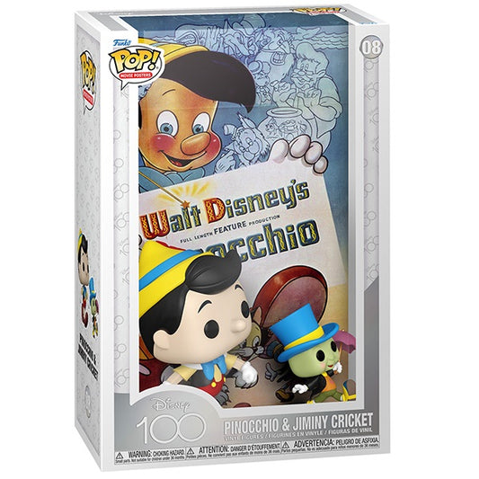 Funko Pop ! Disney Movie Poster - Pinocchio & Jiminy Cricket (08) Vinyl Figure