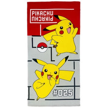 Telo Mare Pokemon Pikachu Beach Asciugamano Microfibra Da Spiaggia 140X70Cm