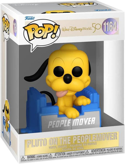 Funko Pop Walt Disney Wolrd 50 Anniversary Pluto On The Peoplemover (1164) Vinyl