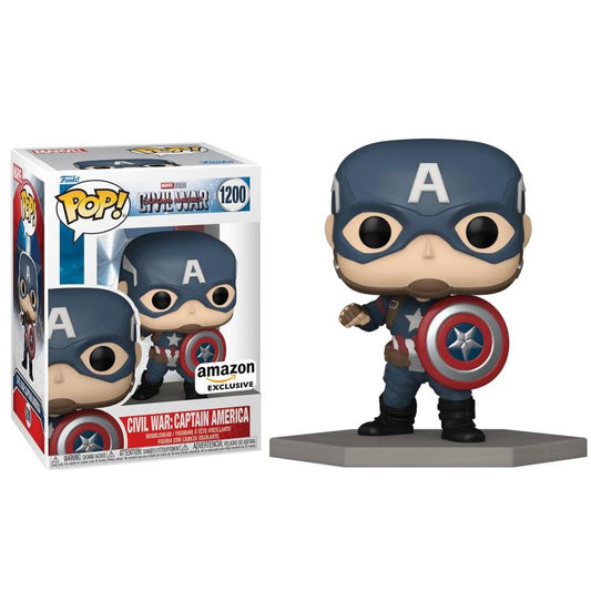 Funko ! Pop Marvel Studios Civil War - (1007) - Captain America Vinyl Figure 9Cm