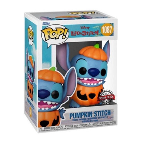 Funko Pop ! Disney Lilo & Stitch - (1087) Pumpkin Stitch Special Edition 9cm