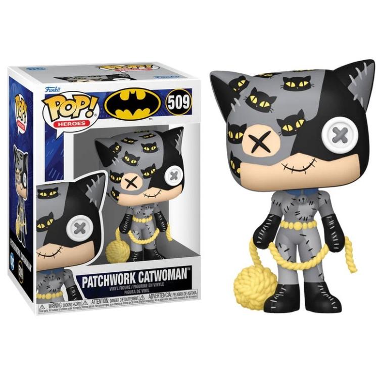 Funko Pop ! Dc Comics Heroes - (509) Patchwork Catwoman Vinyl Figure Statua 9Cm