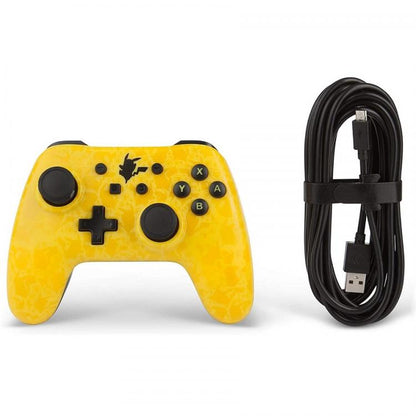 Powera Wired Controller Nintendo Switch Pikachu Silhouette Giallo Joystick - Pad