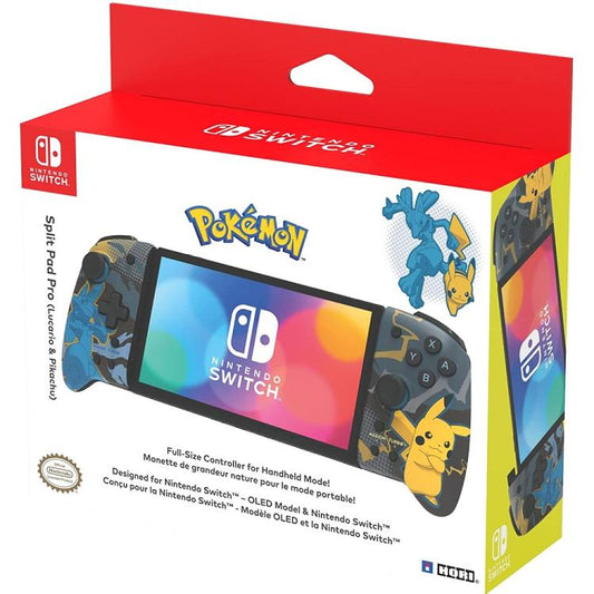 Hori Split Pad Pro Pokemon Lucario E Pikachu Controller Per Nintendo Switch Oled