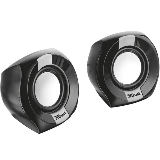 Trust Polo Speaker 2.0 Casse 8W Pc Audio Set Altoparlanti Stereo Desktop Nero