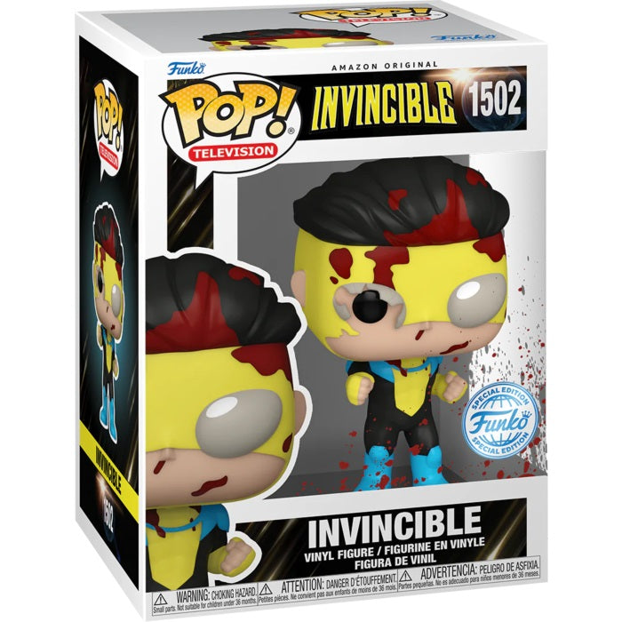 Funko Pop ! Tv Invincible - (1502) Invincible Bloody (Mark Grayson) Figure Exm