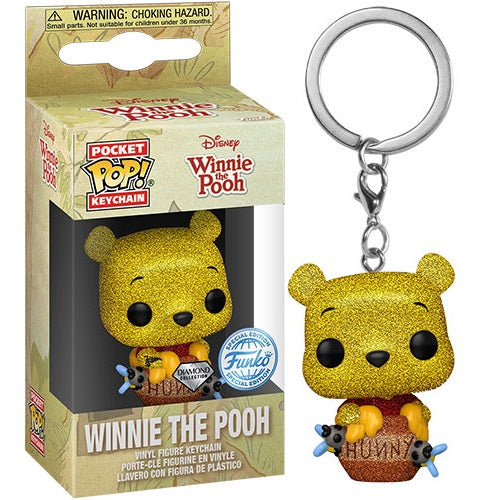 Funko Pop ! Disney - Winnie The Pooh Diamond Figure 4Cm Keychain Portachiavi
