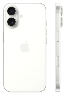 APPLE IPHONE 16 128GB  OLED 6.1" WHITE BIANCO EU MYE93SX/A - 12MP DUAL ESIM 5G