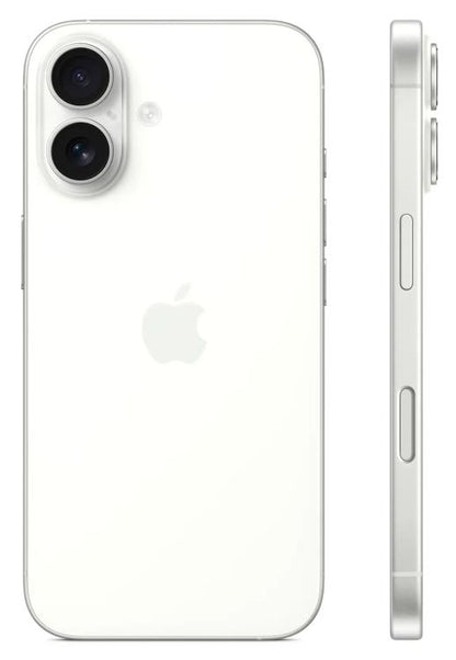 APPLE IPHONE 16 128GB  OLED 6.1" WHITE BIANCO EU MYE93SX/A - 12MP DUAL ESIM 5G